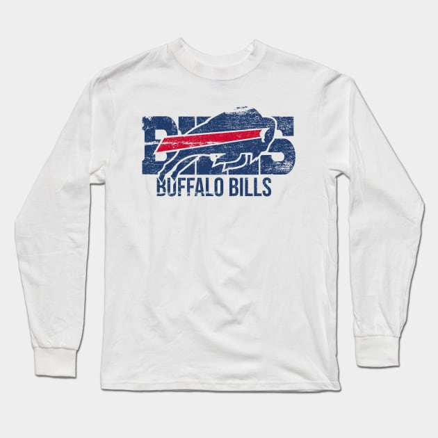 Blue Buffalo Bills Long Sleeve T-Shirt by Nwebube parody design